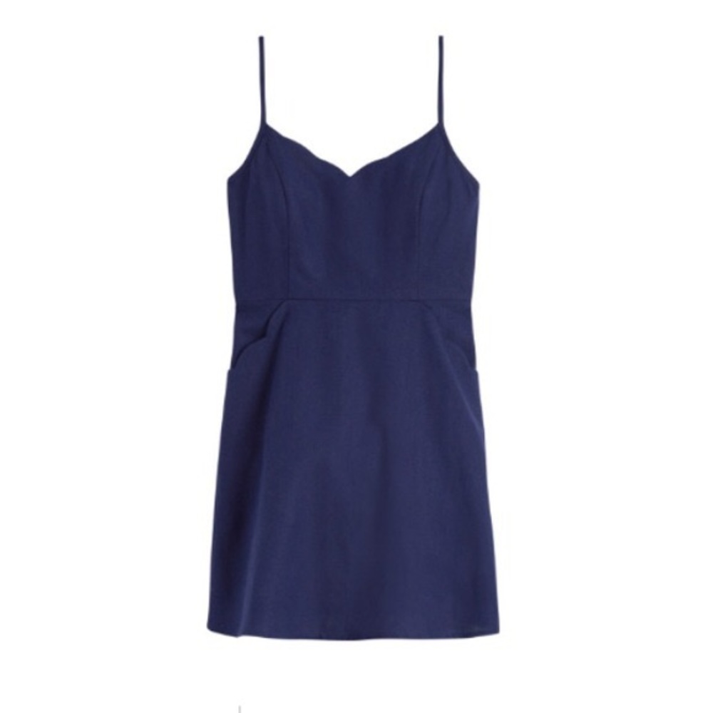 Navy Linen dress